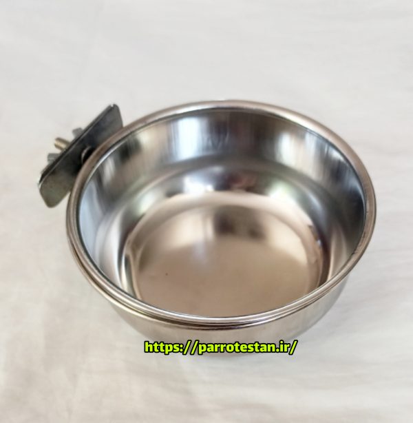 ظرف کاسه استیل پرنده  حلقه دار پیچی - Image 3