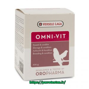 مکمل Omni-Vit ورسلاگا | اومنی‌ویت – تقویت عمومی و سیستم ایمنی پرندگان - 200گرم