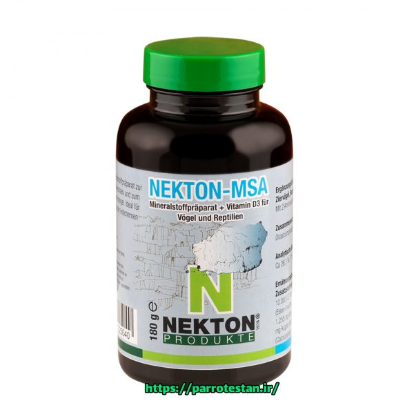 مکمل کلسیم و مواد معدنی پرندگان نکتون ام‌اس‌ای | NEKTON-MSA – Mineral & Calcium Supplement for Birds - Image 3