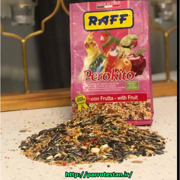 غذای دان  عروس هلندی و انواع پاراکیت ها راف ایتالیاپروکیتو   Raff Perokito