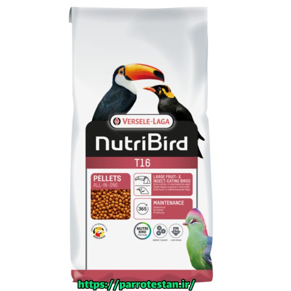 غذای مینا پلت مینا ورسلاگا nutribirdt16