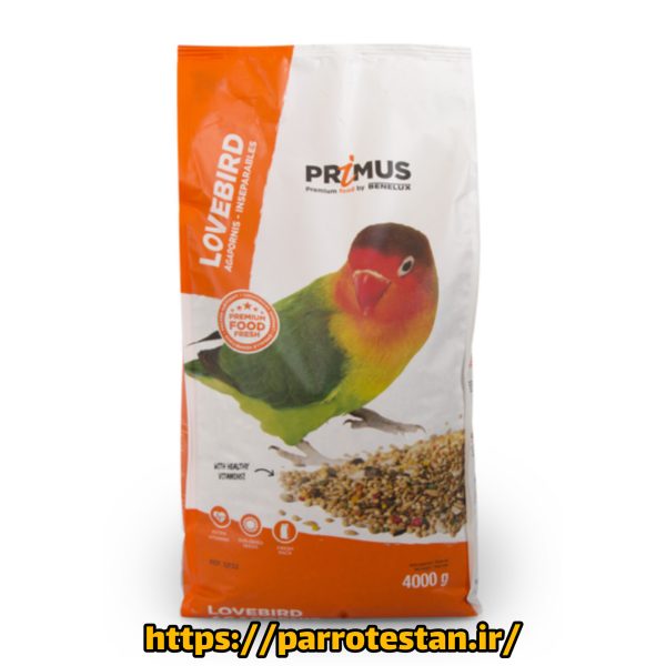 دان مخلوط  پریموس طوطی برزیلی و مرغ عشقPRIMUS LOVEBIRDS