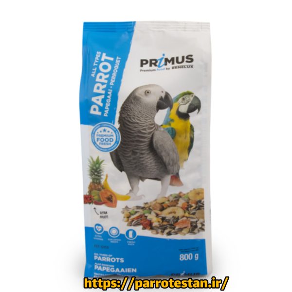 دان مخلوط پریموس کاسکو و طوطی سانان بزرگPRIMUS AFRICAN PARROT MIX