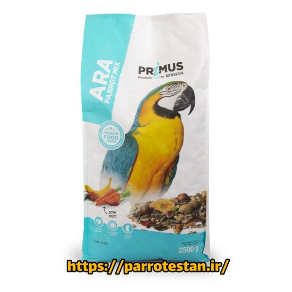 غذای  دان طوطی آرا پریموس مدلARA Parrot Mix