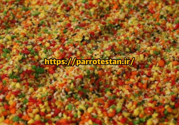 BEVO Tropical Patee 1KG – غذای میوه‌ای نرم مخصوص پرندگان زینتی ترکیبی مغذی از میوه‌های خشک، تخم‌مرغ، ویتامین‌ها و دانه‌ها برای درخشش پر و سلامت پرنده - Image 3
