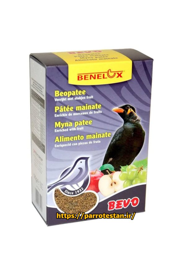 غذای  مرغ مینای بنلوکس Benelux Myna Patee – بسته 1 کیلوگرمی